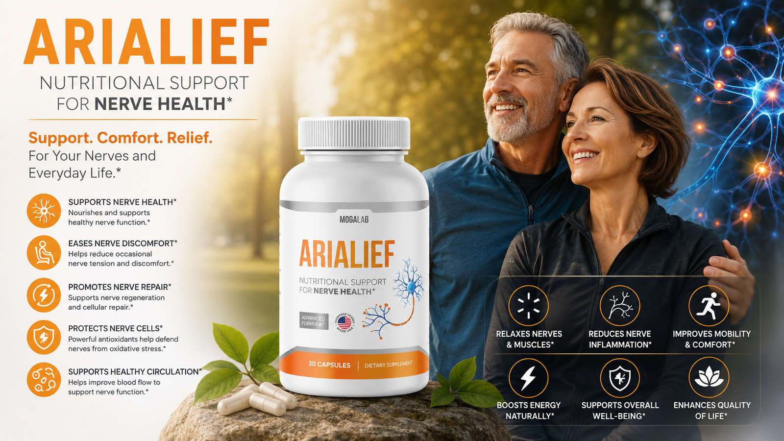 Arialief nerve health benefits